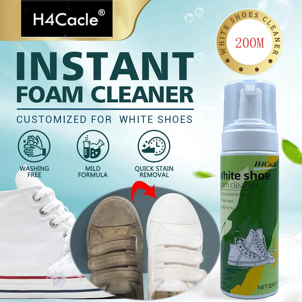 Sneaker Care Cleaner - H4Cacle Multipurpose Sneaker Cleaner White Mesh