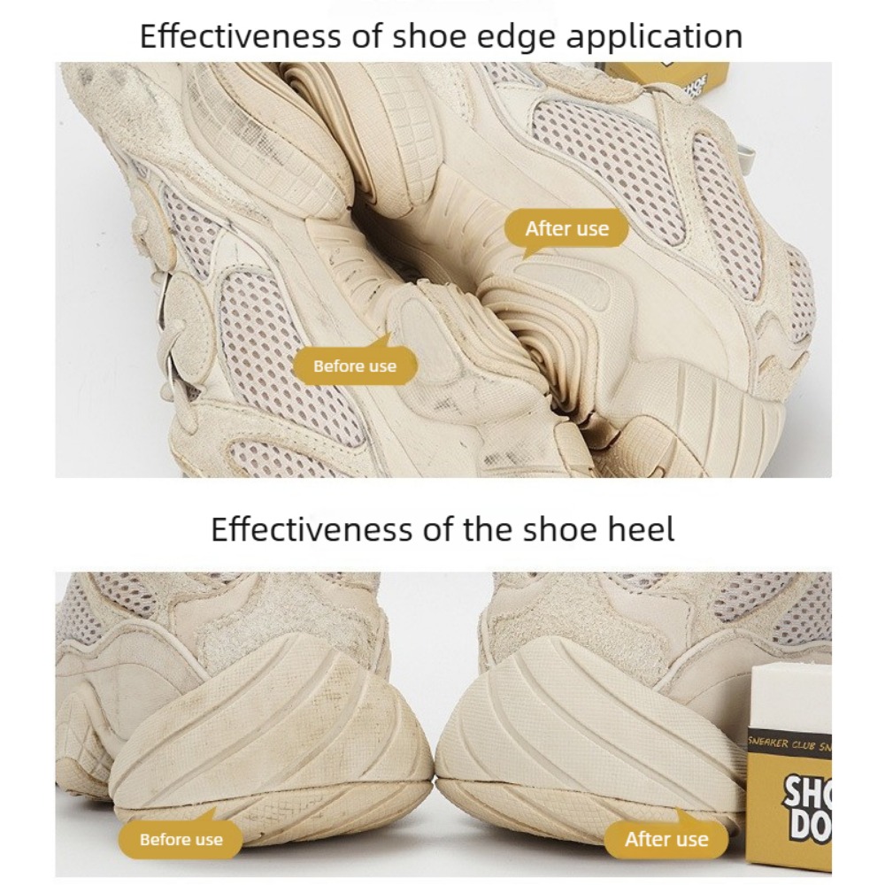 Sneaker Care Cleaner - Shoe Cleaning Eraser Brush Waterless Stain