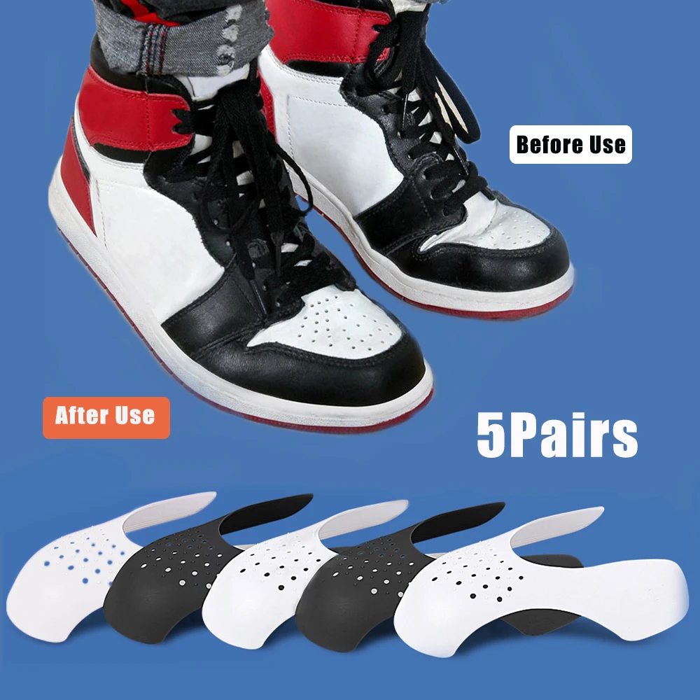 Sneaker Care Crease Protector - 5Pairs Sneakers Protector Shoes Head Stretcher
