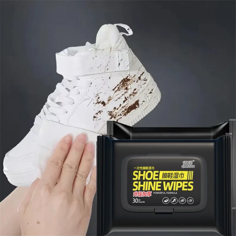 Sneaker Care Wipes - 12-60Pcs Disposable Shoes Clean Wipes Portable