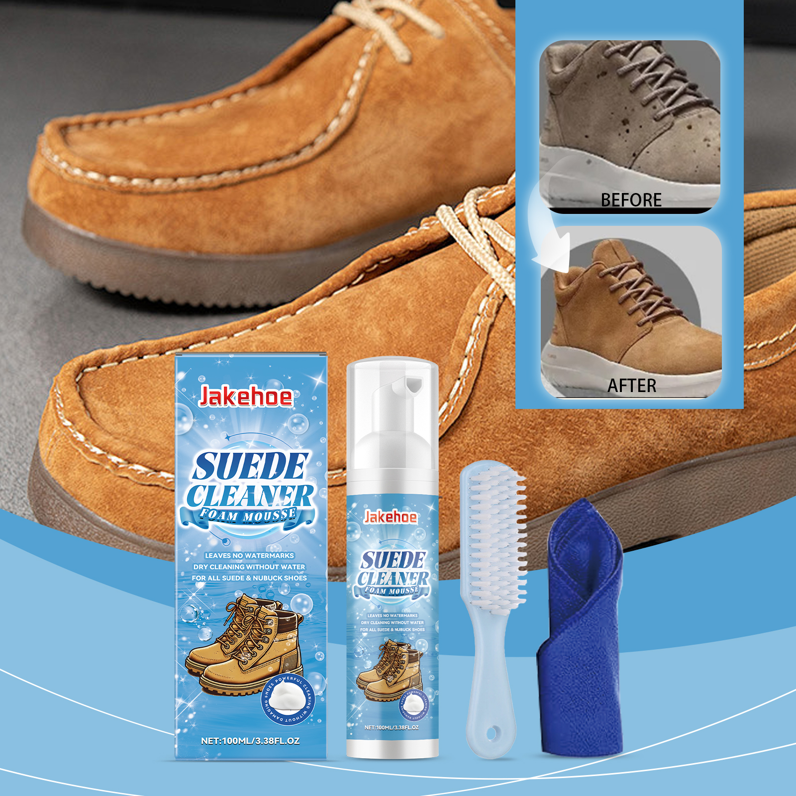 Suede Leather Dry Cleaning Foa - Sneaker Care Wipes บทวิจารณ์และราคา