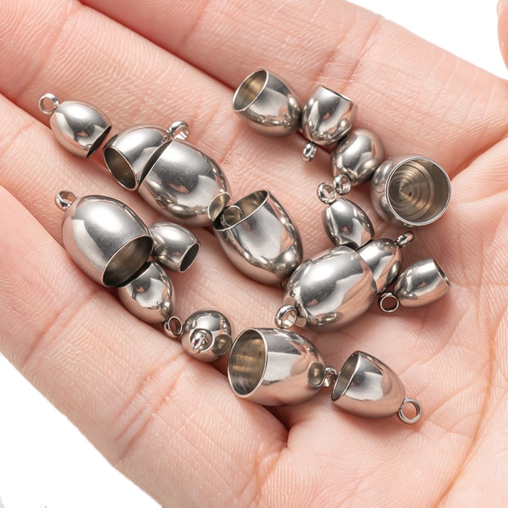 20pcs Tube End Caps Stainless  - Patent Leather Shine บทวิจารณ์และราคา