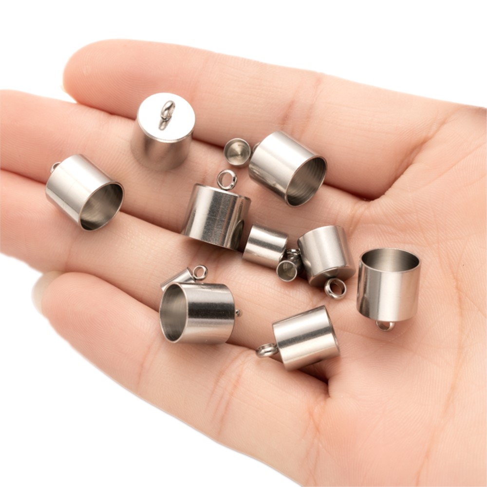 20pcs Tube End Caps Stainless  - Patent Leather Shine บทวิจารณ์และราคา