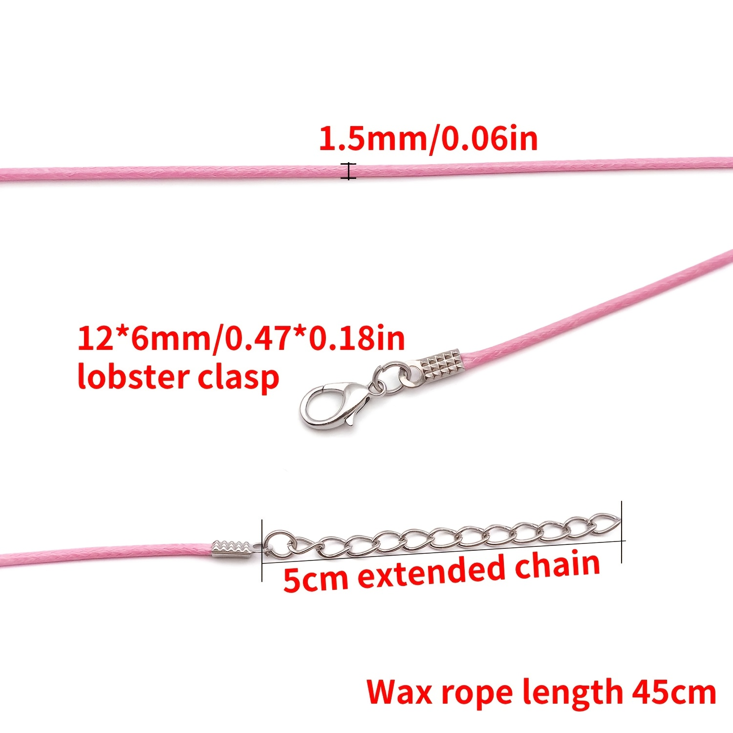 10pcs 45+5mm 1.5mm New Leather - Patent Leather Shine บทวิจารณ์และราคา