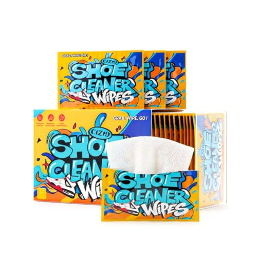 Shoe Cleaner Wipes, Shoe Clean - Sneaker Care Cleaner บทวิจารณ์และราคา