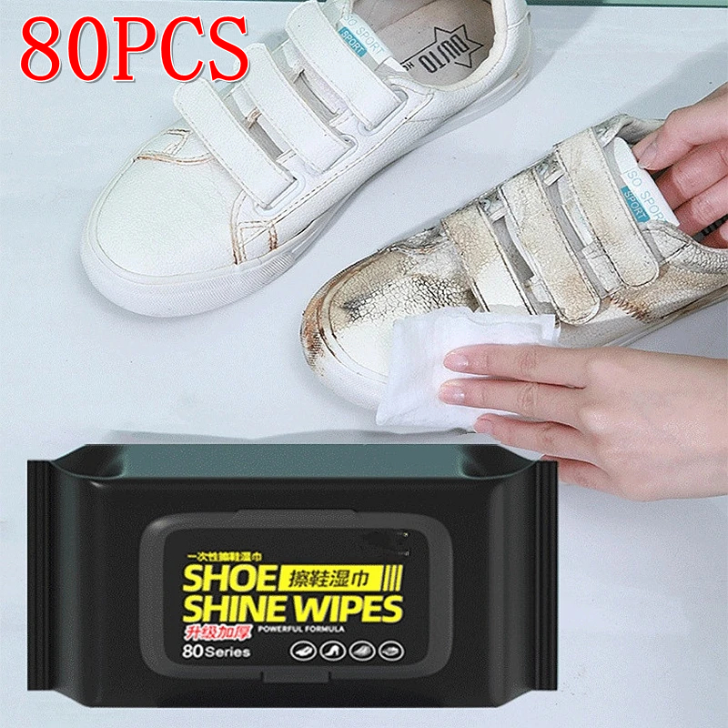 12/30/80PCS NEW Portable Dispo - Sneaker Care Wipes บทวิจารณ์และราคา