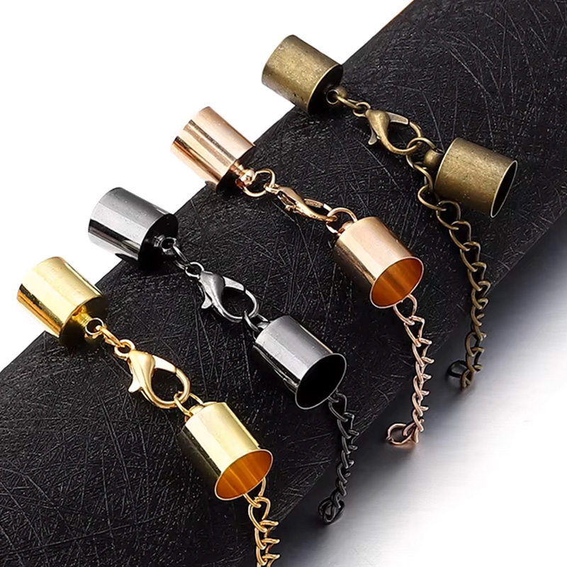 10Sets Leather Cord End Caps W - Patent Leather Shine บทวิจารณ์และราคา