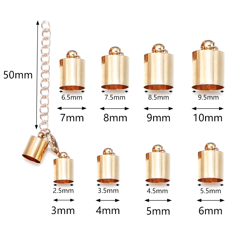 10Sets Leather Cord End Caps W - Patent Leather Shine บทวิจารณ์และราคา