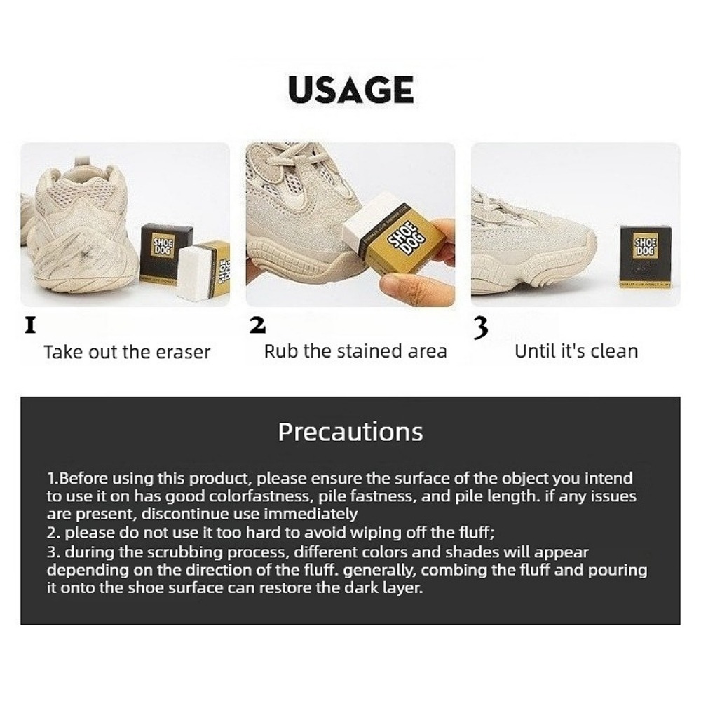 Shoe Cleaning Eraser Brush Wat - Sneaker Care Cleaner บทวิจารณ์และราคา