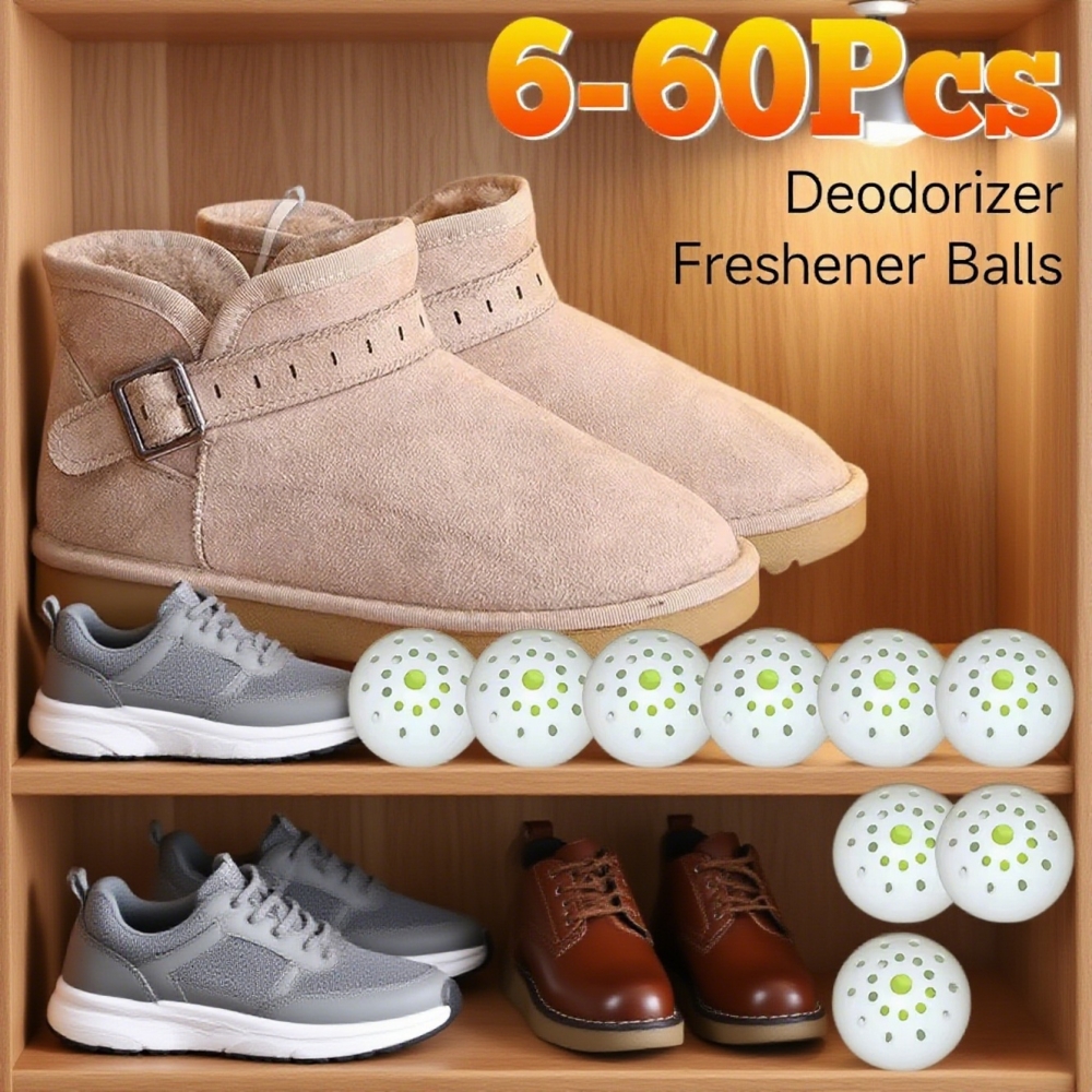 6-60Pcs Deodorizer Freshener B - Shoe Deodorizer Ball บทวิจารณ์และราคา