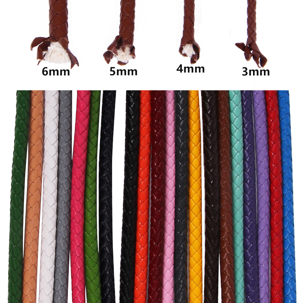 1meter 3mm 4mm 5mm 6mm Round G - Patent Leather Shine บทวิจารณ์และราคา