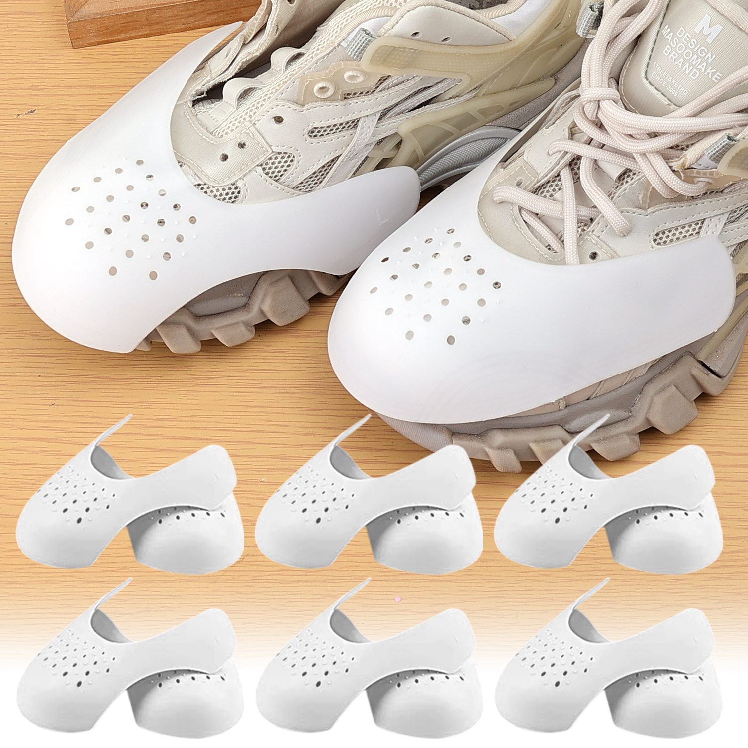 10Pcs Protector Shoe Head Stre - Sneaker Care Crease Protector บทวิจารณ์และราคา