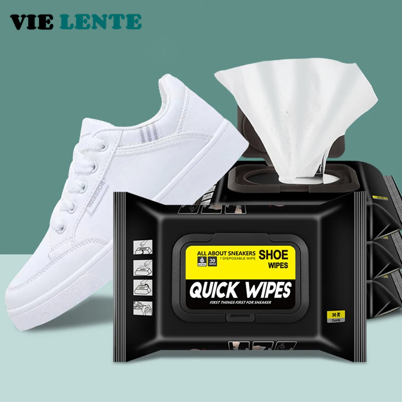12Pcs/30Pcs Disposable Shoes C - Sneaker Care Wipes บทวิจารณ์และราคา