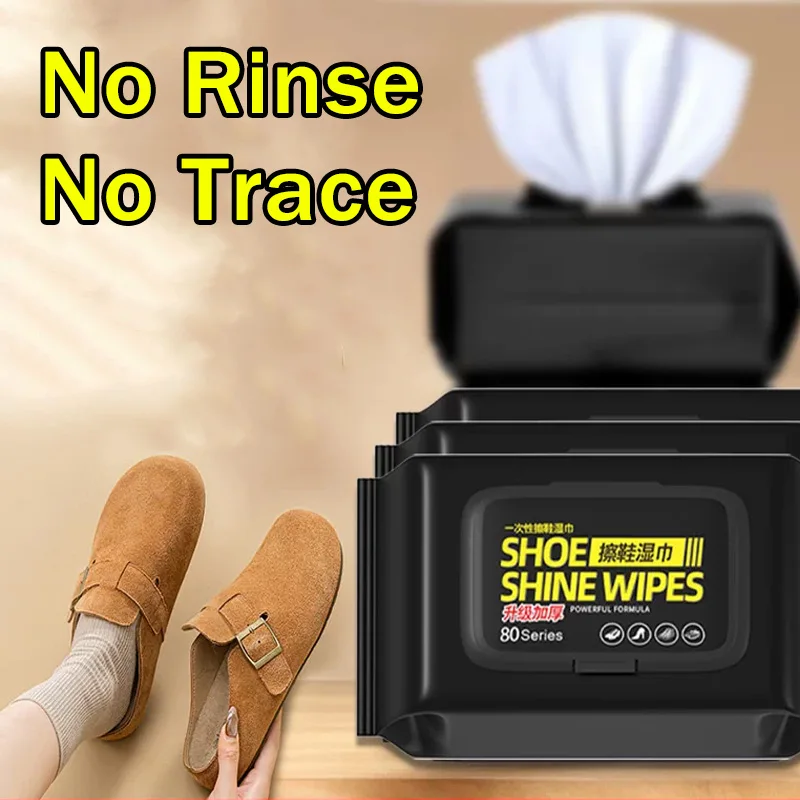 Portable No-Rinse Shoe Cleanin - Sneaker Care Wipes บทวิจารณ์และราคา