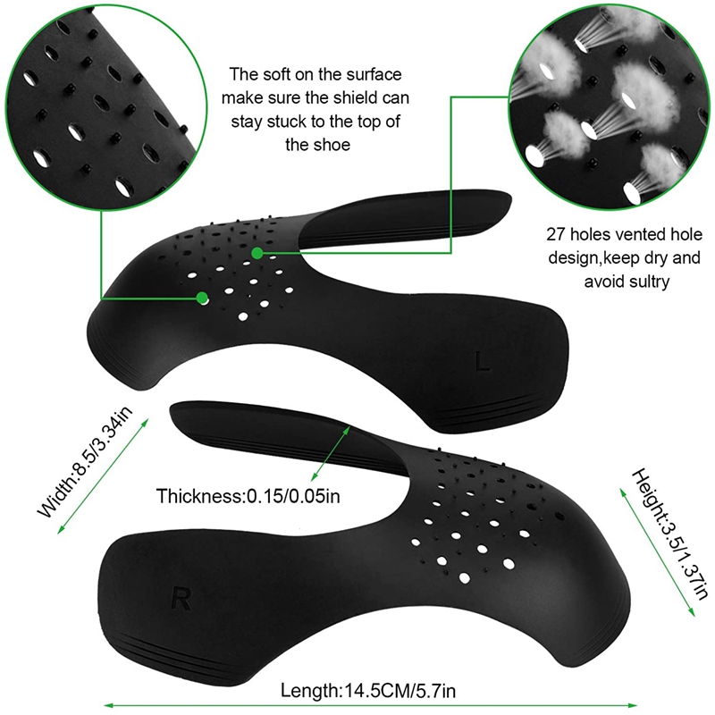4Pcs Crease Protector Shoe Hea - Sneaker Care Crease Protector บทวิจารณ์และราคา